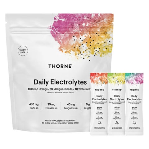 Thorne Daily Electrolytes Sticks, Assorted flavors - 30 Sticks