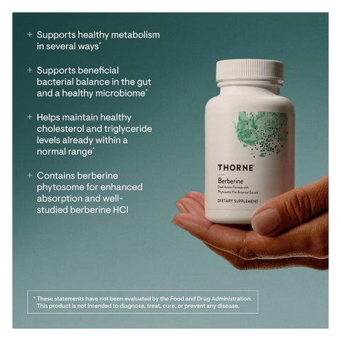 Thorne Berberine Dual Action Capsules - 60 Capsules