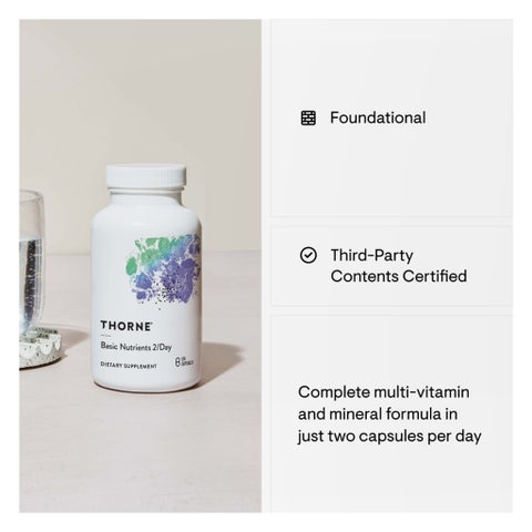 Thorne Basic Nutrients 2/Day Capsules - 120 Capsules