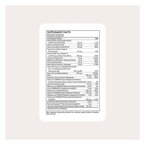 Thorne Basic Nutrients 2/Day Capsules - 120 Capsules