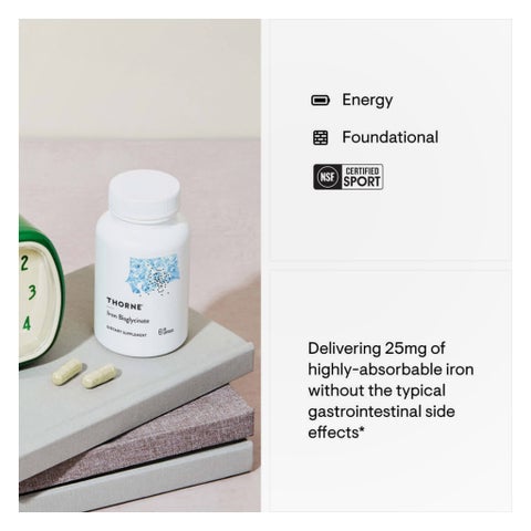 Thorne Iron Bisglycinate Capsules - 60 Capsules