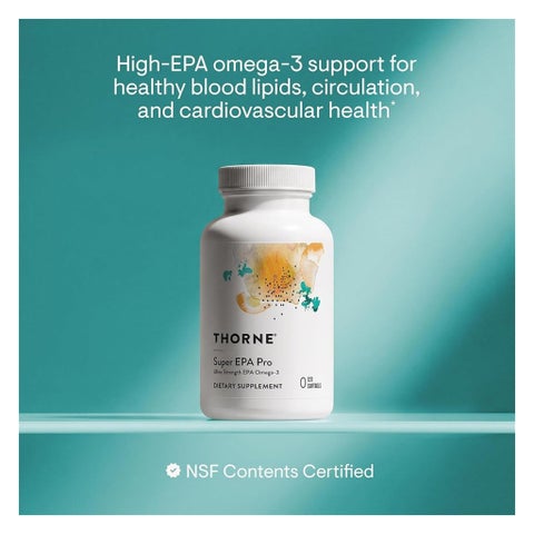Thorne Super EPA Pro Omega 3 Gelcaps - 120 Softgels