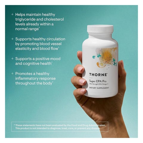 Thorne Super EPA Pro Omega 3 Gelcaps - 120 Softgels