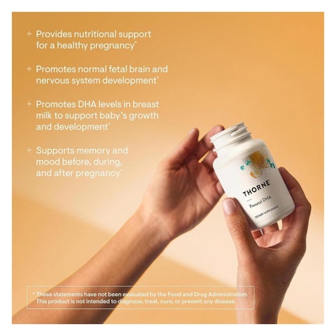 Thorne Prenatal DHA Gelcaps - 60 Softgels