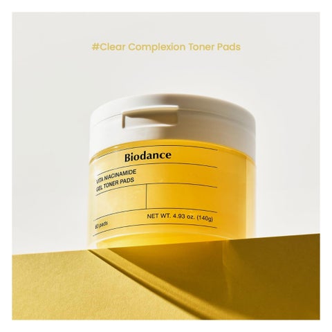 Biodance Vita Niacinamide Gel Toner Pads - 60 Pads