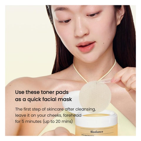 Biodance Vita Niacinamide Gel Toner Pads - 60 Pads
