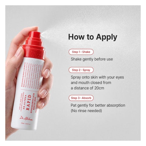 Dr.Althea Rapid Hypochlorous Acid Rescue Mist - 100ml