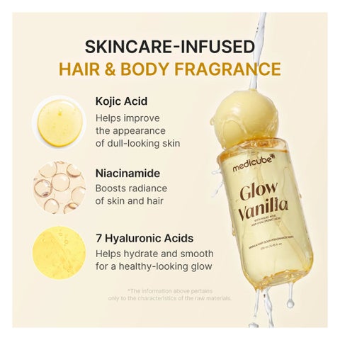 Medicube Glow Vanilla Hair & Body Fragrance Mist - 100ml