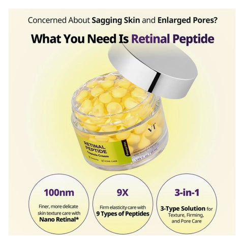 VT Cosmetics Retinal Peptide  Capsule Cream - 50ml