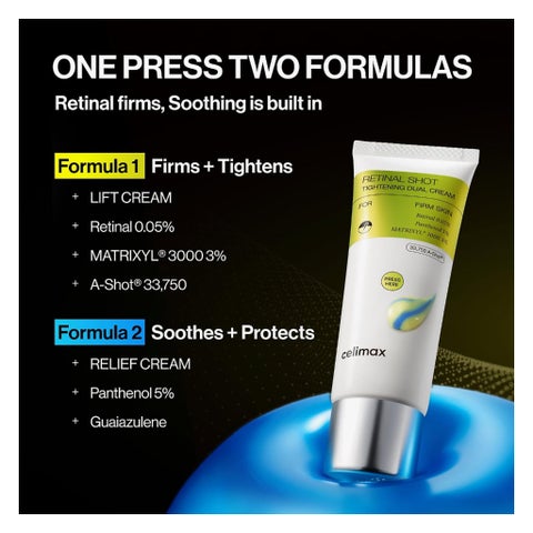 Celimax Retinal Shot Tightening Dual Cream - 50ml