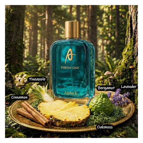 Alpha X Fresh Oak Men's Eau De Parfum - 100ml
