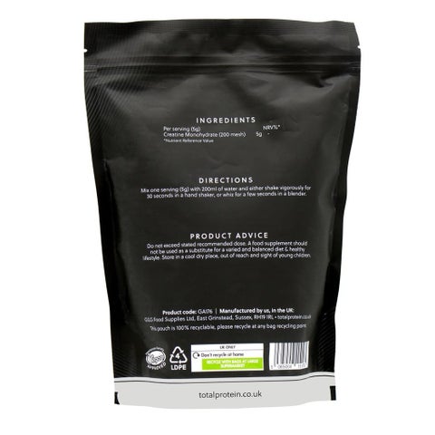 G&G Total Creatine Monohydrate Powder - 500g
