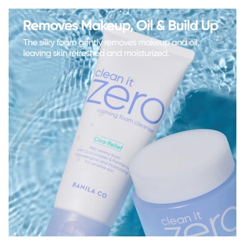 Banila Co Clean It Zero Cica Relief Calming Foam Cleanser - 150ml