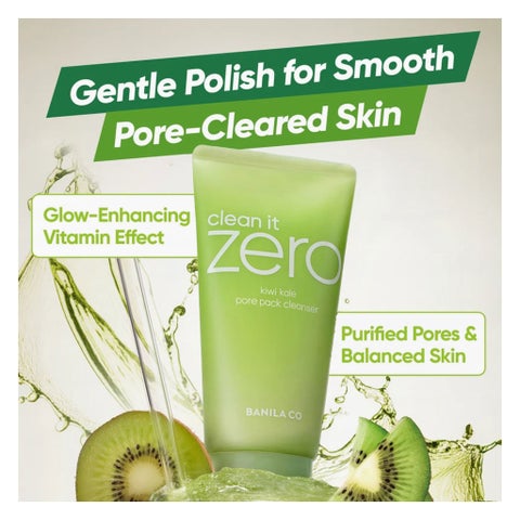Banila Co Clean It Zero Kiwi Kale Pore Pack Cleanser - 180g