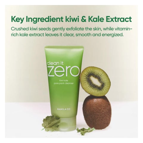 Banila Co Clean It Zero Kiwi Kale Pore Pack Cleanser - 180g