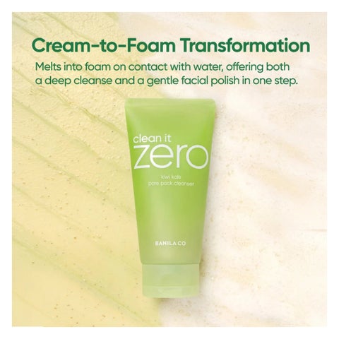 Banila Co Clean It Zero Kiwi Kale Pore Pack Cleanser - 180g