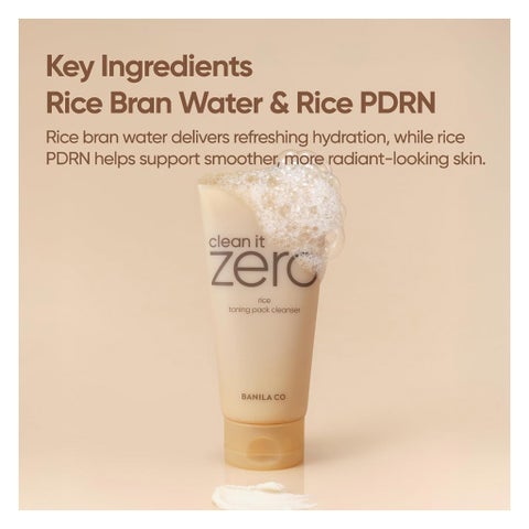 Banila Co Clean It Zero Rice Toning Pack Cleanser - 180g