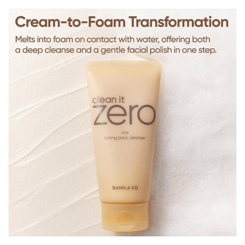 Banila Co Clean It Zero Rice Toning Pack Cleanser - 180g