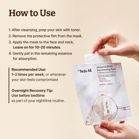 Dr. Reju-All Advanced PDRN Rejuvenating Mask - 4 Masks