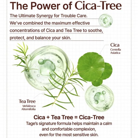 Tage Cica-Tree SPF 50+ Invisible Sun Gel - 50ml