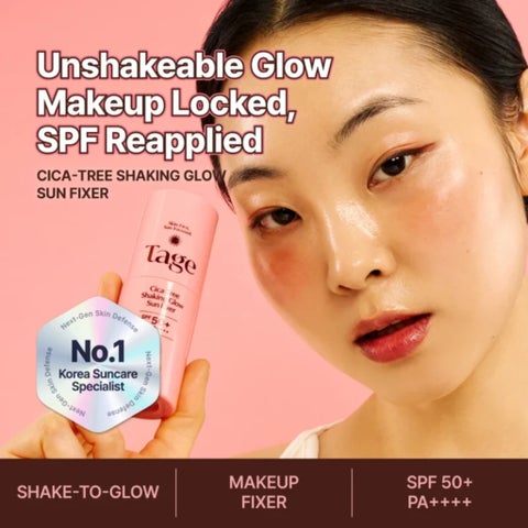 Tage Cica-Tree SPF 50+ Shaking Glow Sun Fixer - 50ml