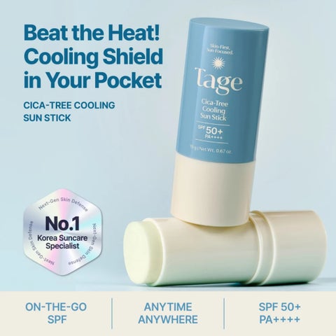 Tage Cica-Tree SPF 50+ Cooling Sun Stick - 19g