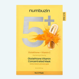 Numbuzin No.5+ Glutathione Vitamin Concentrated Mask