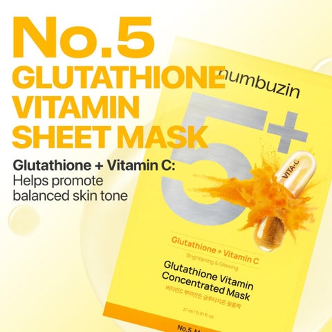 Numbuzin No.5+ Glutathione Vitamin Concentrated Mask