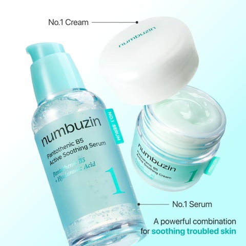 Numbuzin No.1 Pantothenic B5 Active Soothing Cream - 80ml