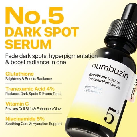 Numbuzin No.5+ Glutathione Vitamin Concentrated Serum - 30ml