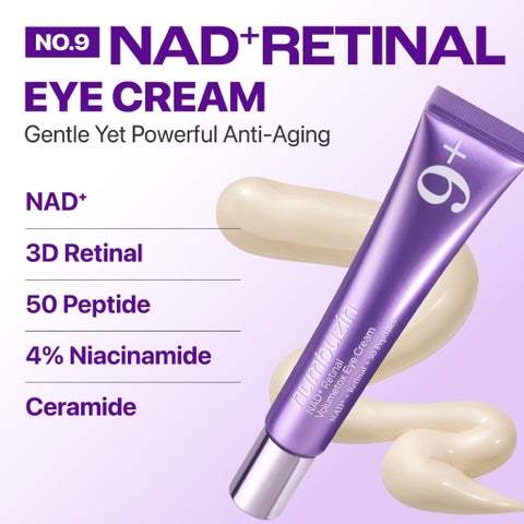 Numbuzin No.9+ NAD+ Retinal Volumetox Eye Cream - 20ml