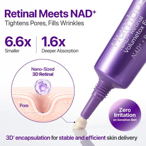 Numbuzin No.9+ NAD+ Retinal Volumetox Eye Cream - 20ml