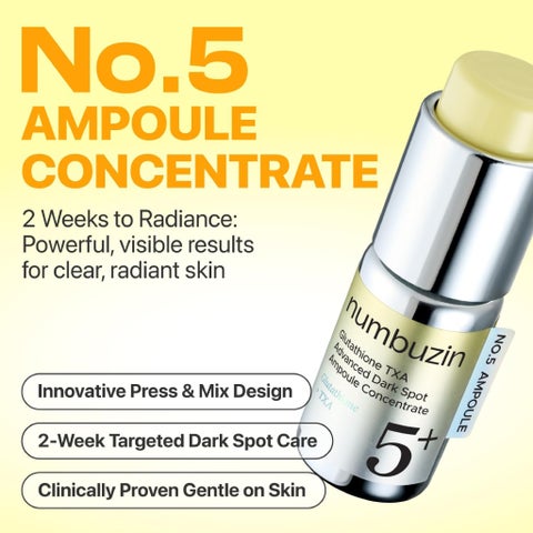 Numbuzin No.5+ Glutathione TXA Advanced Ampoule, Dark Spots -   10g