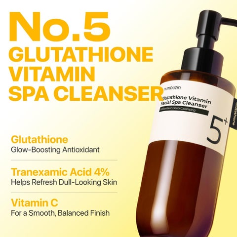 Numbuzin No.5+ Glutathione C Facial Spa Cleanser - 200ml