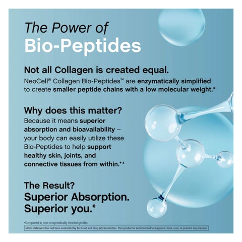 Neocell Grassfed Collagen Bio-Peptides Protein Powder - 567g
