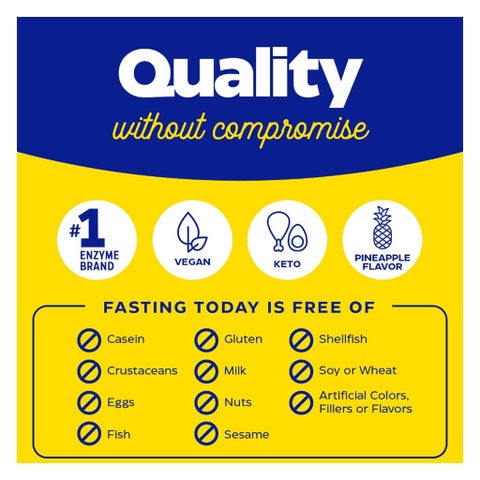 Enzymedica Fasting Today Electrolytes, EAAs & Fiber Drink Mix - 248g