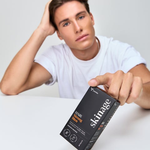 Skinage Men Hair Strong Capsules - 60 Capsules