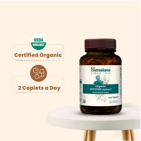 Himalaya Organic Shatavari Supplement - 60 Caplets