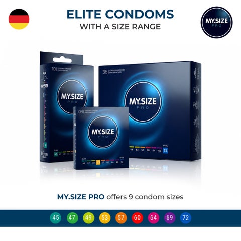My.Size Pro 53mm Condoms - 3 Condoms