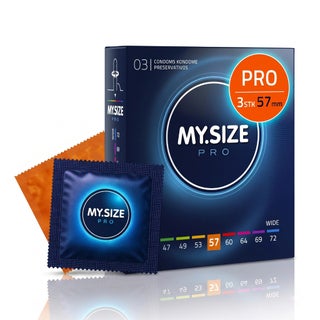 My.Size Pro 57mm Condoms - 3 Condoms