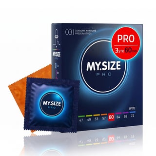 My.Size Pro 60mm Condoms - 3 Condoms