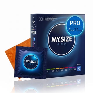 My.Size Pro 72mm Condoms - 3 Condoms