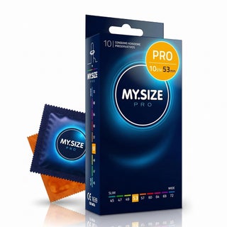 My.Size Pro 53mm Condoms - 10 Condoms