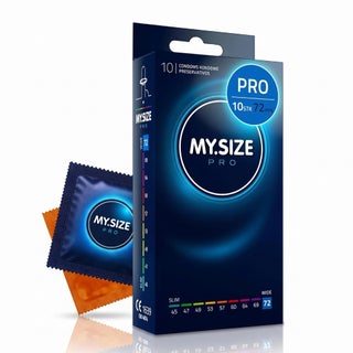 My.Size Pro 72mm Condoms - 10 Condoms