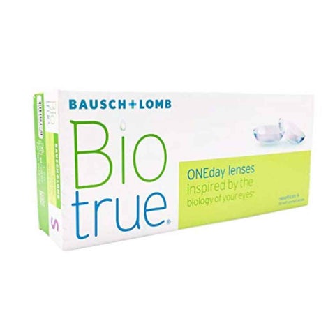 Biotrue One Day Clear Contact Lenses, Base Curve 8.6, Pack of 30’s