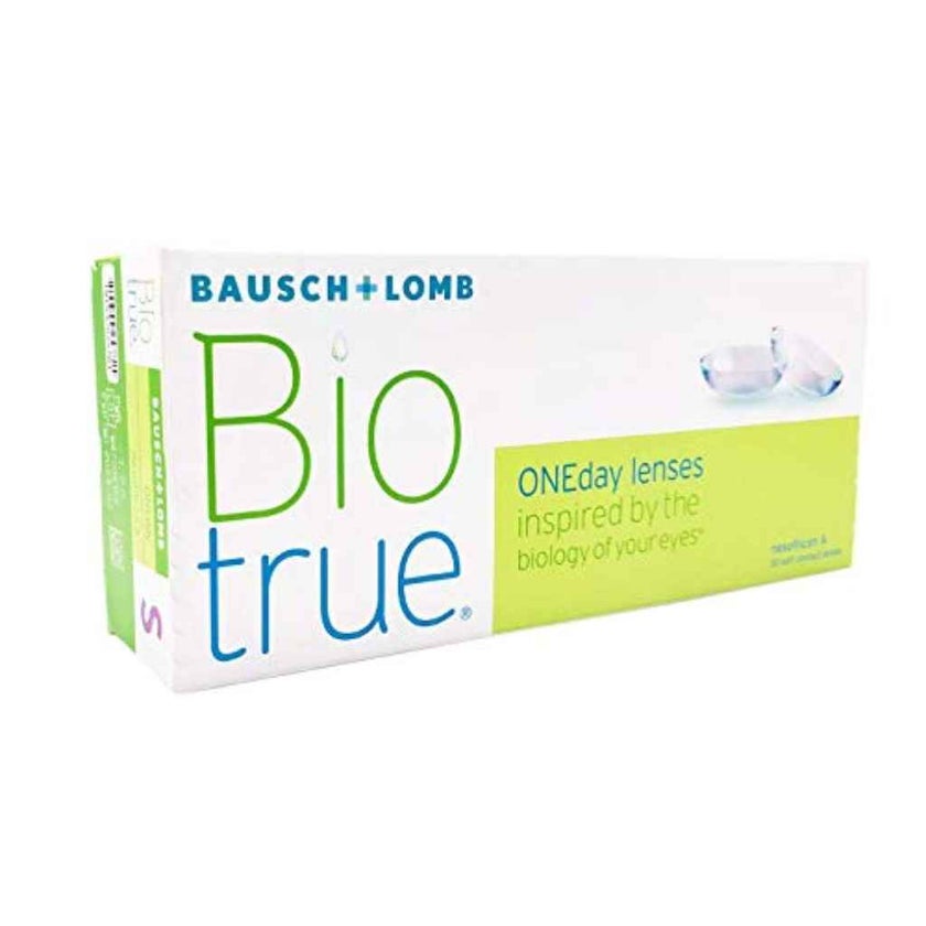 Biotrue One Day Clear Contact Lenses, Base Curve 8.6, Power -5.50, Pack of 30’s