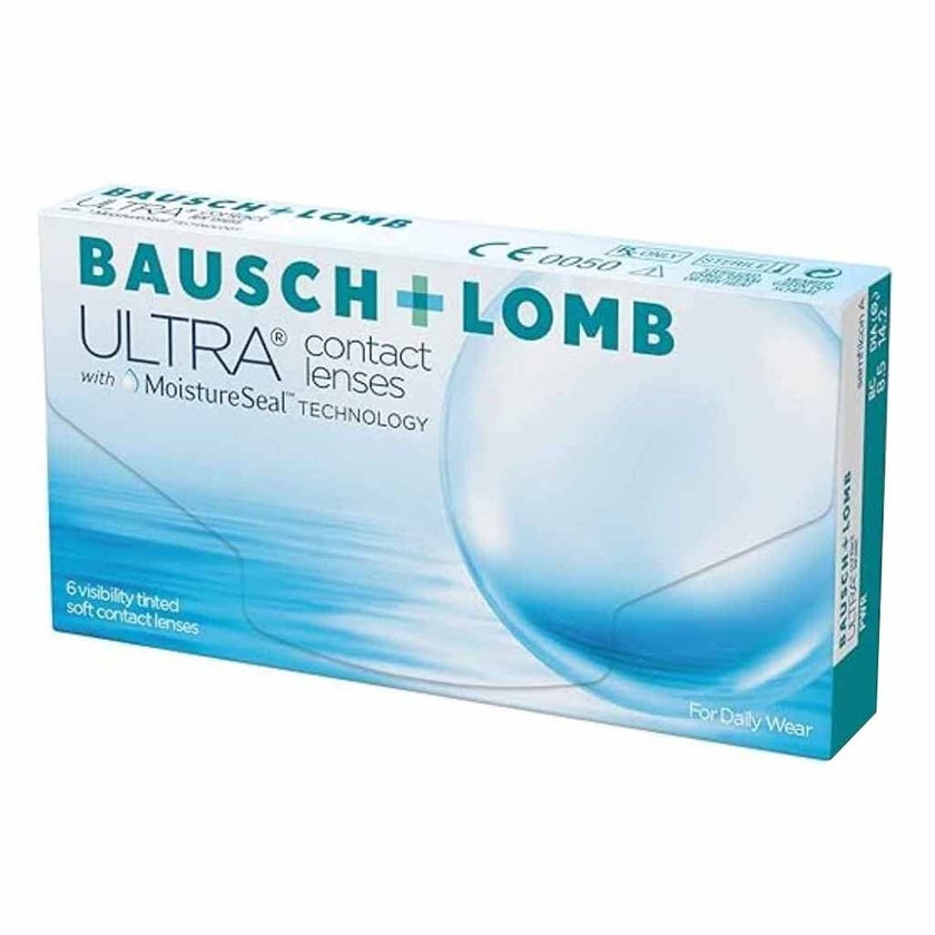 Ultra Monthly Clear Contact Lenses, Base Curve 8.5, Pack of 6’s
