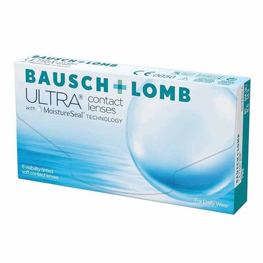 Ultra Monthly Clear Contact Lenses, Base Curve 8.5, Pack of 6’s