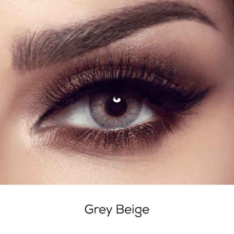 Bella Elite Color Contact Lenses, Base Curve 8.6, Gray Beige Color, Pack of 2’s