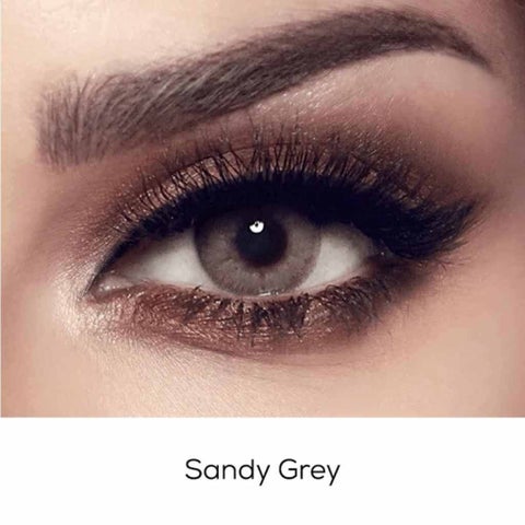 Bella Elite Color Contact Lenses, Base Curve 8.6, Sandy Gray Color, Pack of 2’s